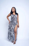 Zebra Maxi Dress